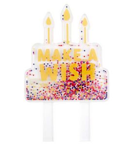 Make A Wish Bead Filled Cake Topper