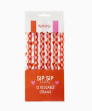 Heart You Reusable Straws