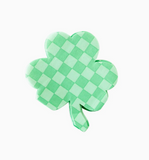 Checkered Shamrock Diecut Napkins