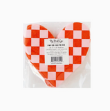 Checkered Heart Diecut Napkins