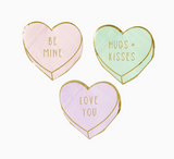 Candy Hearts Diecut Napkins