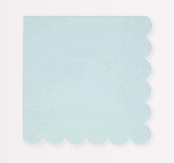 Summer Sky Blue Dinner Napkins