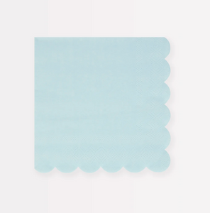 Summer Sky Blue Beverage Napkins