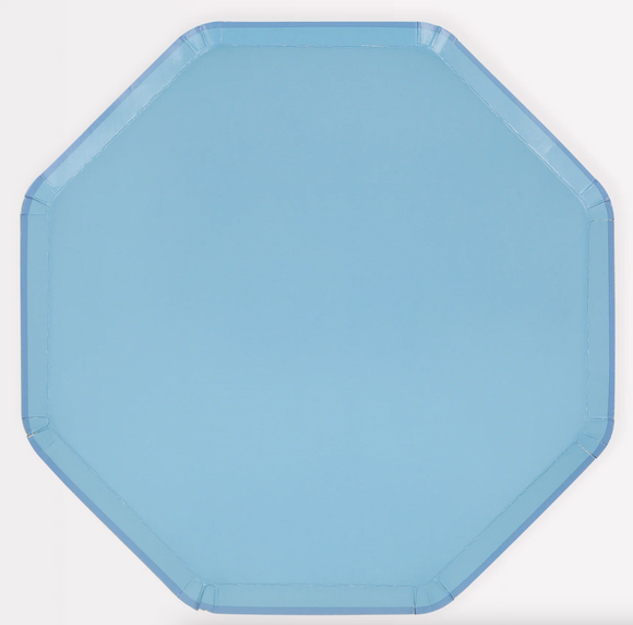 Cornflower Blue Dinner Plates