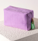 Ezra Large Boxy Cosmetic Pouch - Lilac