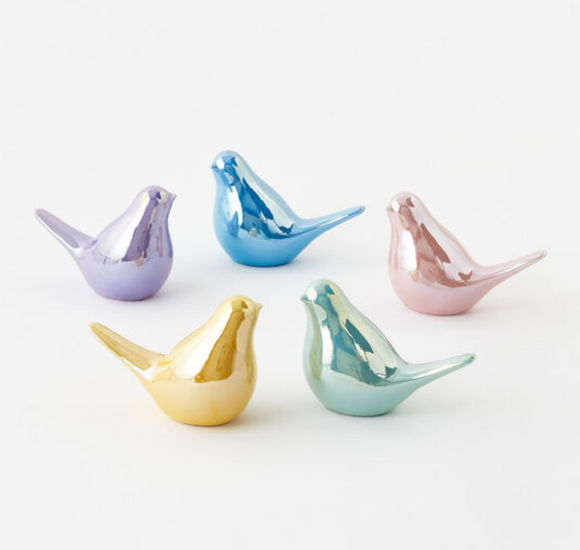 Iridescent Ceramic Bird