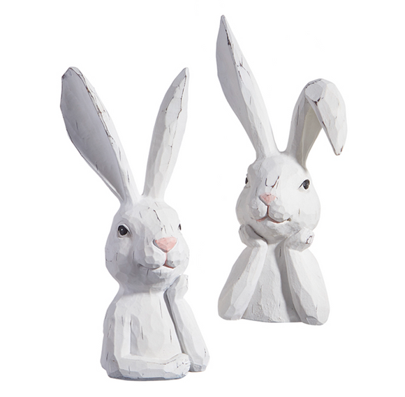 Thinking Rabbit Bust - Small