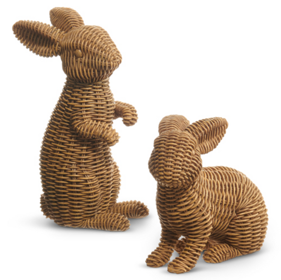 Brown Basketweave Rabbits