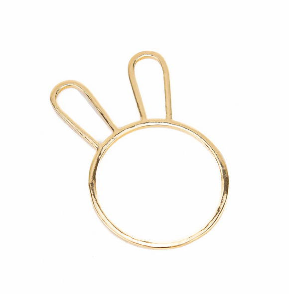 Bunny Napkin Ring - Gold
