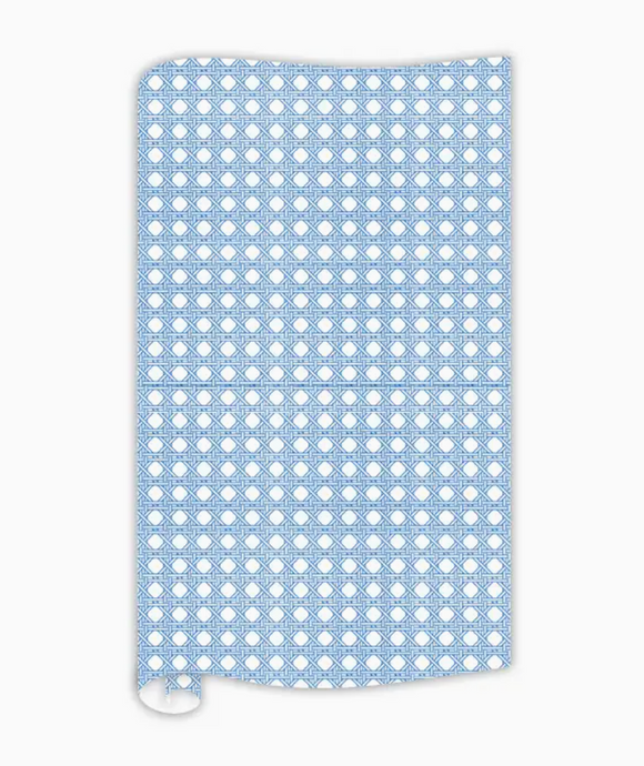 Blue Cane Wrapping Paper