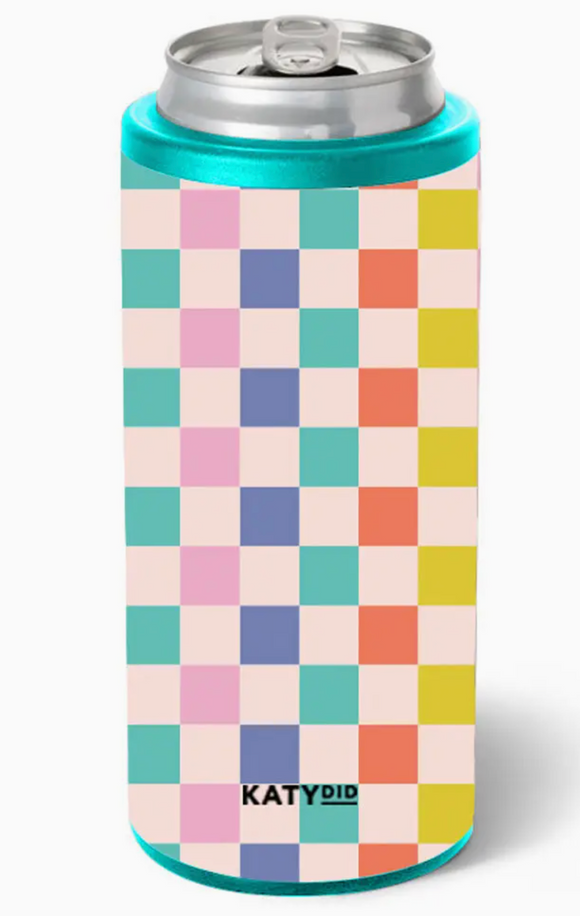 Multicolored Checkered Beer Tumbler