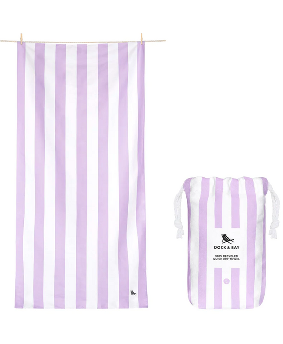 Lombok Lilac Quick Dry Towel