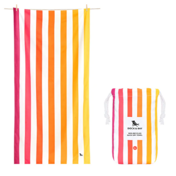 Peach Sunrise Quick Dry Towel