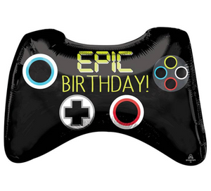 Game Controller Birthday Foil Balloon