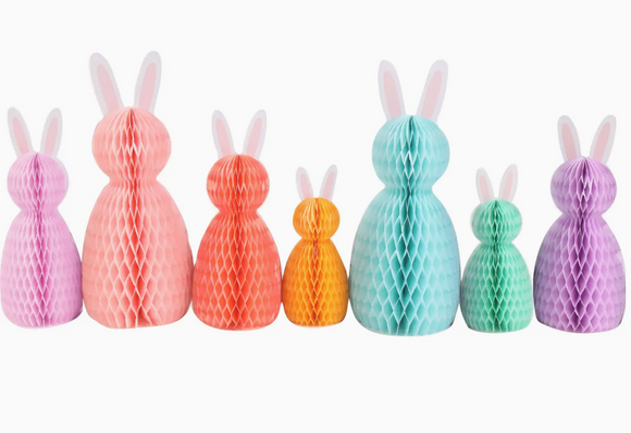 Honeycomb Rainbow Bunnies