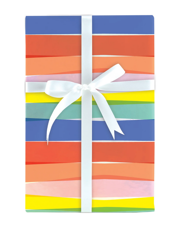 Color Play Bold Stripe Wrapping Paper