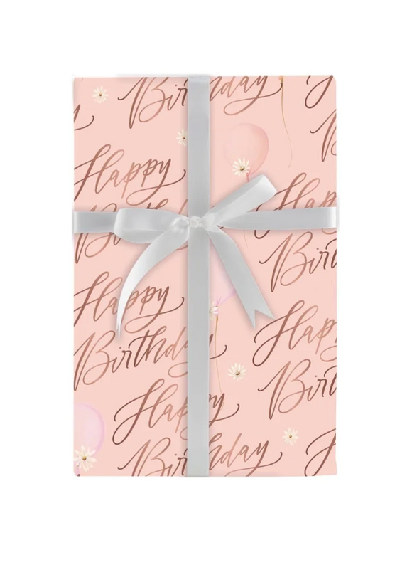 Sweet Soirée Birthday Wrapping Paper