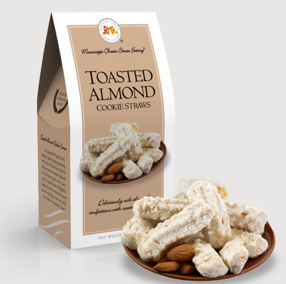 Toasted Almond Cookie Straws 3.5 oz