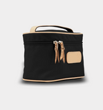 Makeup Case - Black Coated Canvas