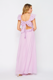 Lavender Ruffle Maxi Dress