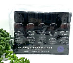 Shower Essential Gift Set - Sandalwood & Amber