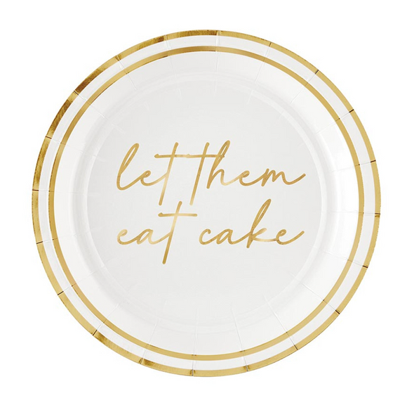 Let Them Eat Cake Side Plates