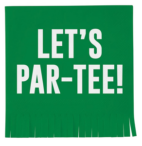 Let's Par-Tee Fringe Beverage Napkins