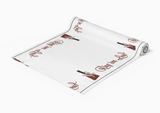 Maroon Mississippi Cowbell Paper Table Runner