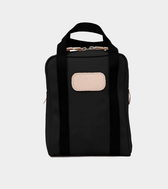 Shag Bag - Black Coated Canvas