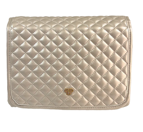 Getaway Toiletry Case Pearl Quilted