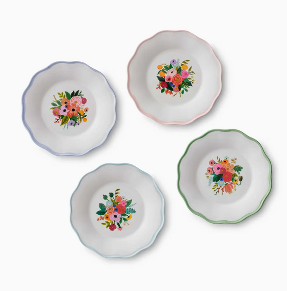 Garden Party Melamine Assorted Dessert Plates