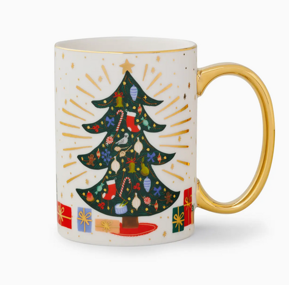 Holiday Tree Porcelain Mug