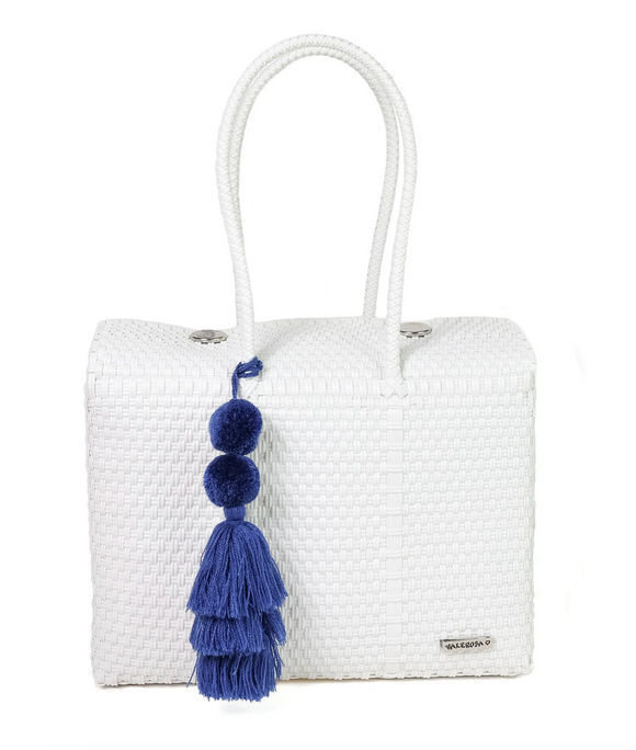 Solid White Día Tote