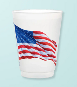 American Flag Shatterproof Cups