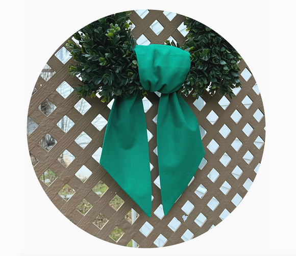 Linen Sashes - Hunter Green