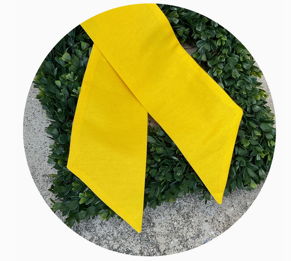 Linen Sashes - Sunshine