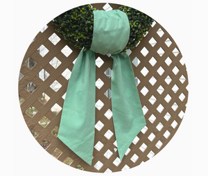 Linen Sashes - Willow Green