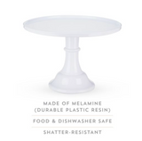 White Melamine Cake Stand