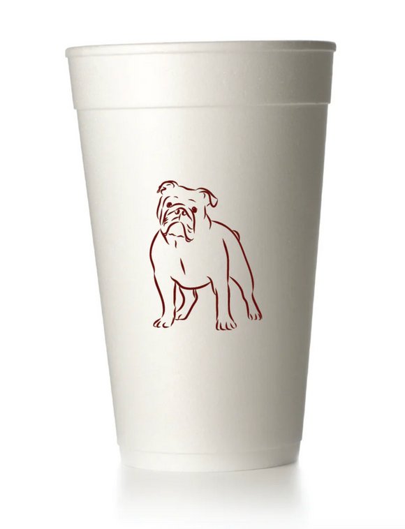 Bully Outline Styrofoam Cups