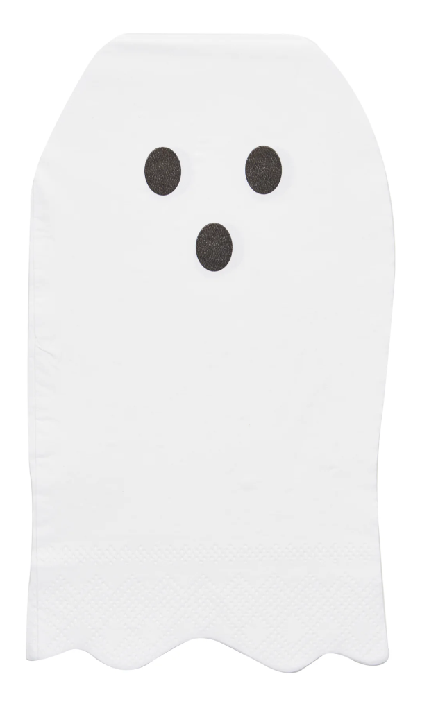 Ghost Diecut Gust Towels - Boo Treats
