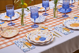 Harvest Blues Wavy Salad Plates