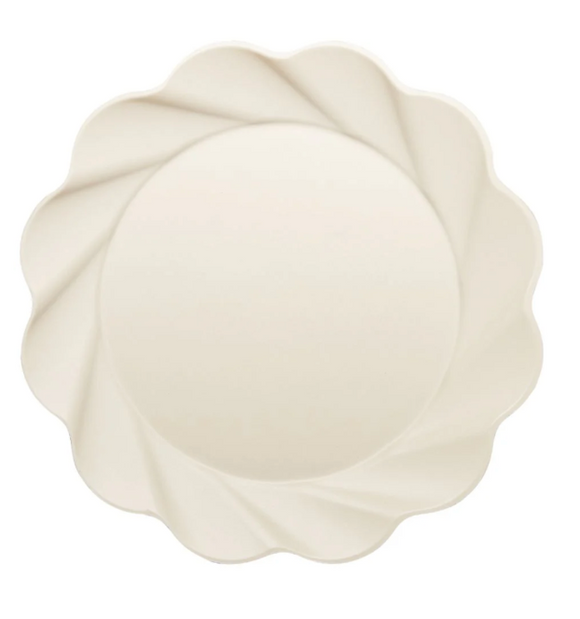 Eco Extra Large Dinner Plate - Cream