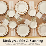 Eco Extra Large Dinner Plate - Cream