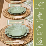 Eco Extra Large Dinner Plate - Sage