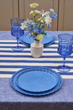 Eco Pleated Dinner Plate - French Blue