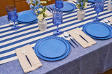 Eco Pleated Dinner Plate - French Blue