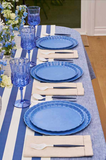 Eco Pleated Dinner Plate - French Blue