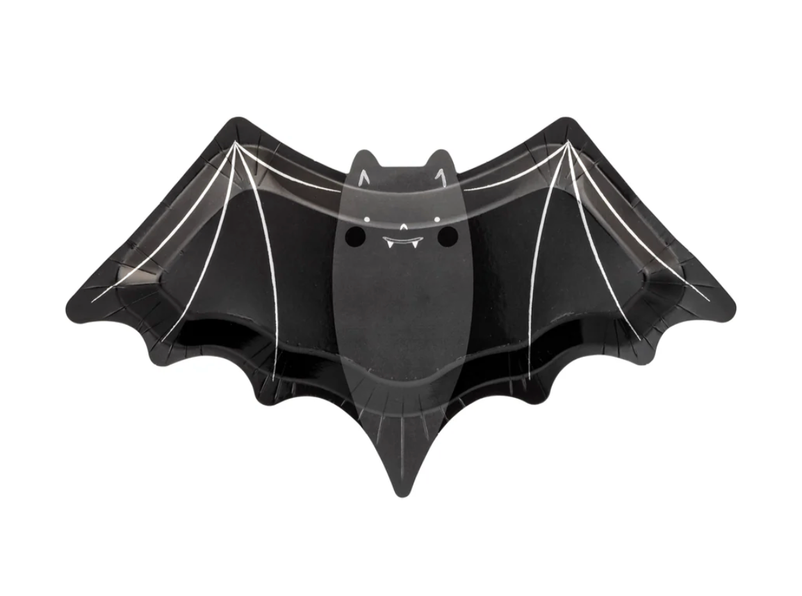Bat Diecut Assorted Plates