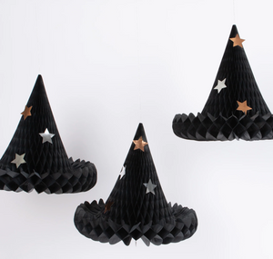 Honeycomb Witch Hat Decor