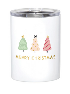 Merry Christmas Trees Stainless Steel Tumbler